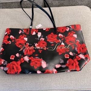 Victoria secret faux leather tote